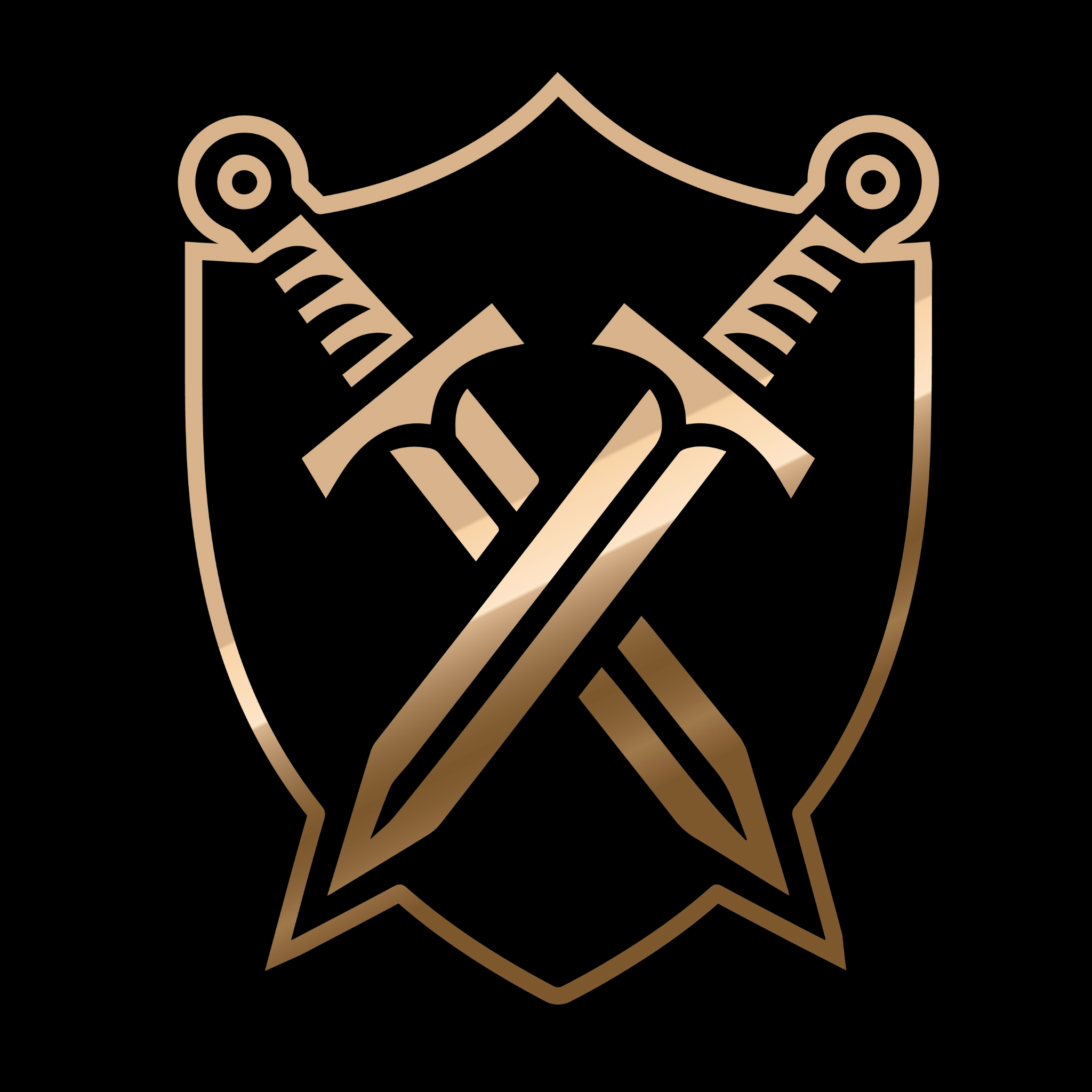 Honorable Savage shield and crossed swords logo